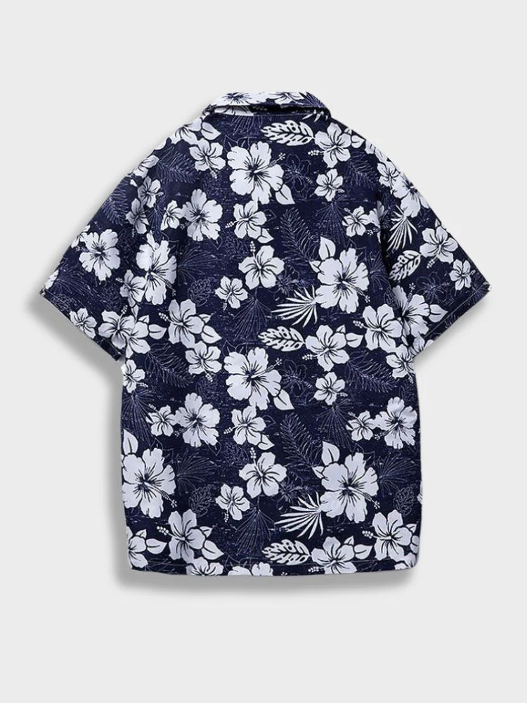 Blue Tropical T-Shirt - Image 2