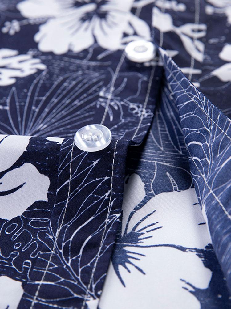 Blue Tropical T-Shirt - Image 4