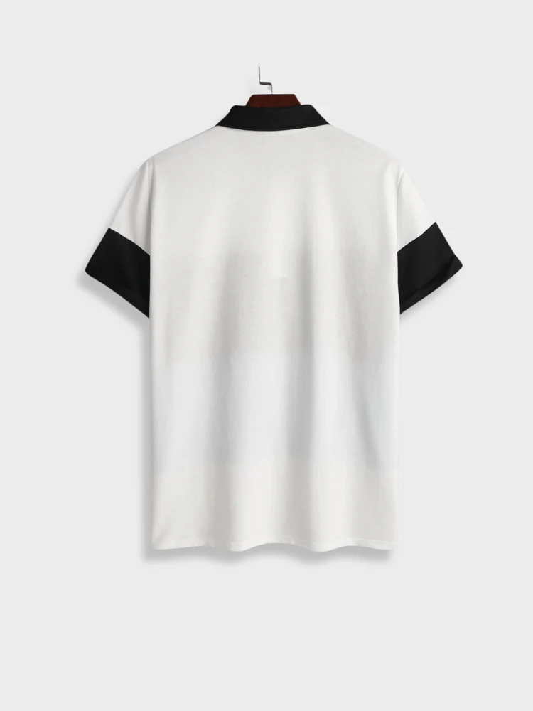 Colorblock Polo Tee - Image 3