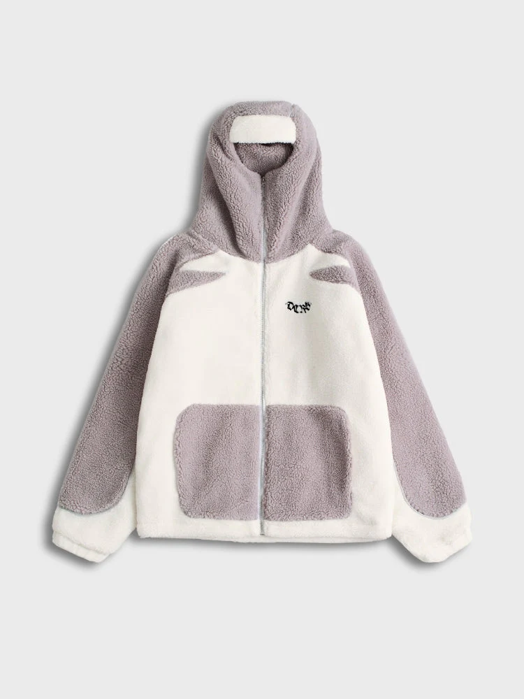 DCRB - Dark & Light Brown Sherpa Ninja Fleece - Image 17