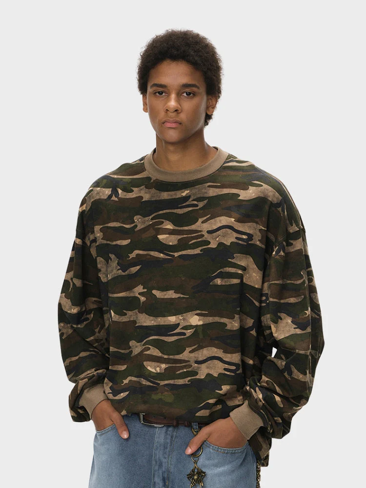 DCRB Camo Boxy Fit Longsleeve - Image 2