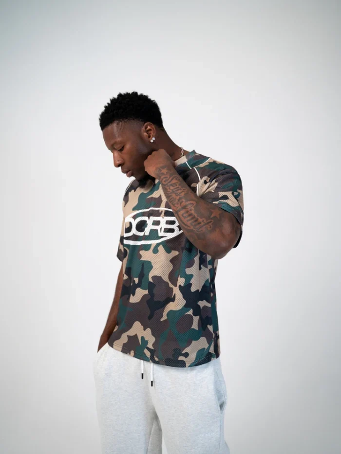 DCRB Camo Football Tee - Image 2