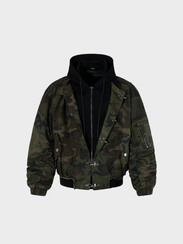 DCRB Camo Two Piece Quilted Jacket - Image 4