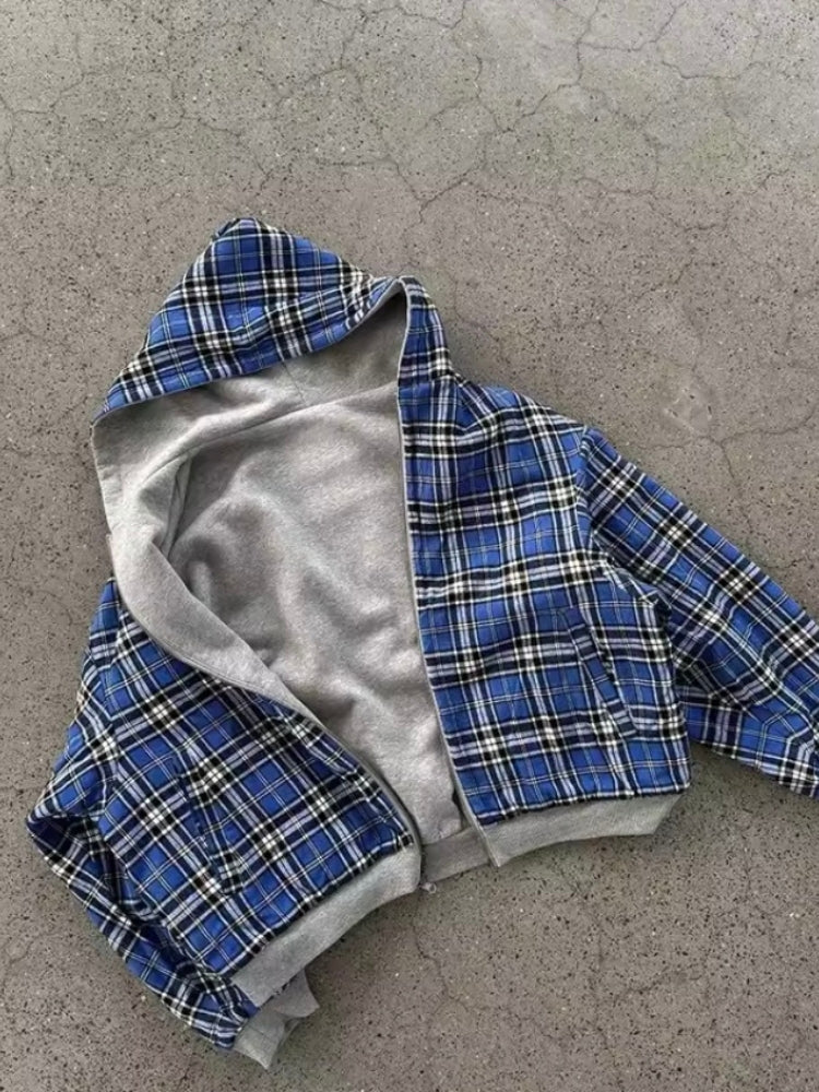 DCRB Inside Out Checkered Zipper - Image 5