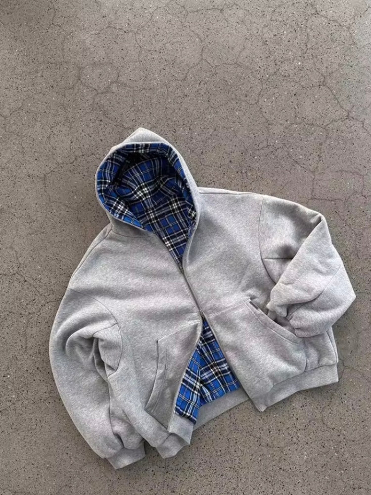 DCRB Inside Out Checkered Zipper - Image 6