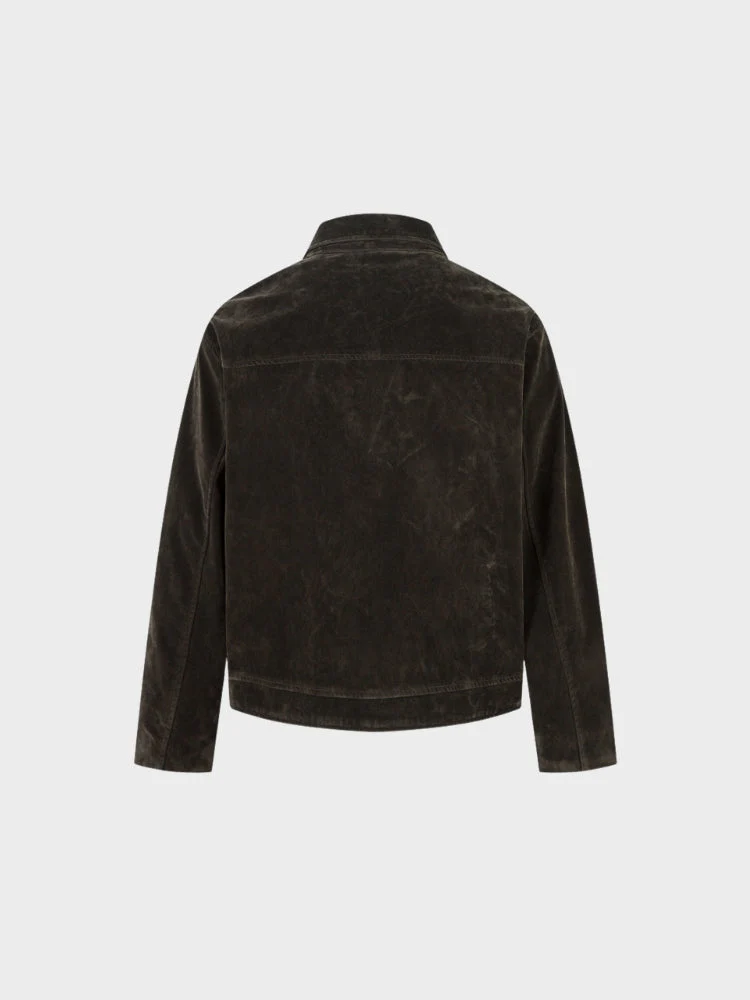 DCRB Retro Spliced Suide Jacket - Image 6