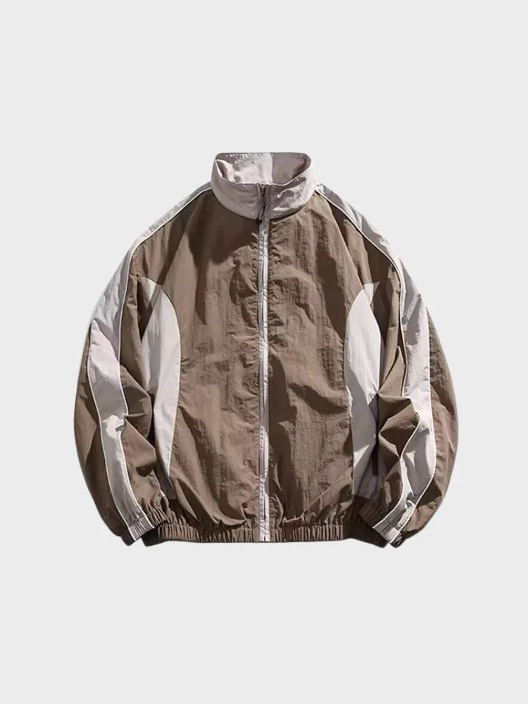 DCRB Vintage Varsity Waterproof Track Jacket