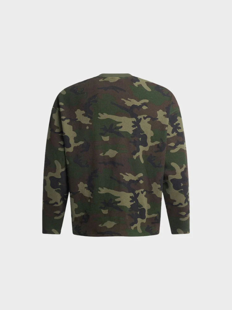 DCRB Waffle Knit Camo Longsleeve - Image 4