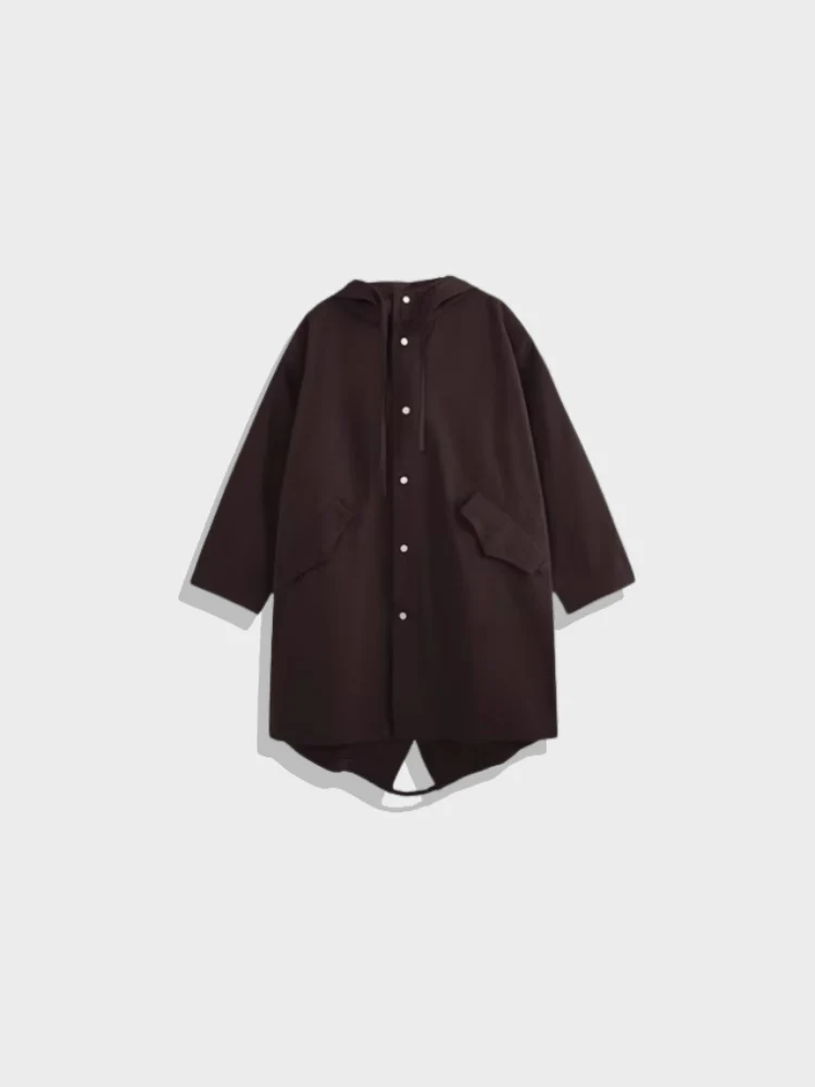 Decarba Hooded Rain Coat - Image 4
