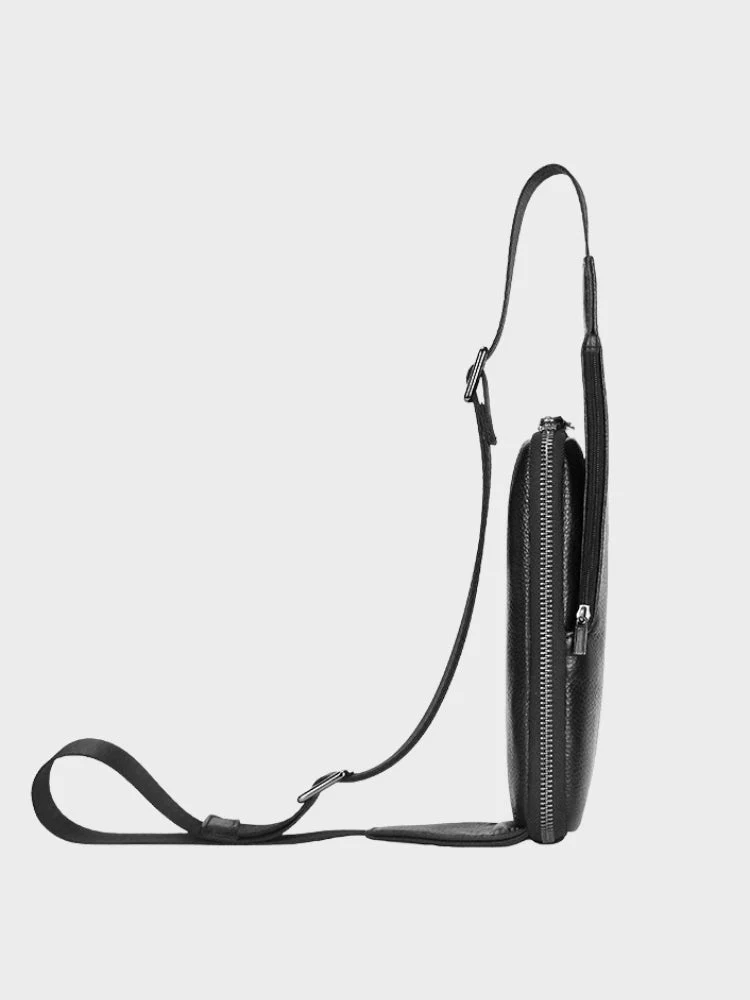 Leather Decarba Crossbody Bag - Image 6