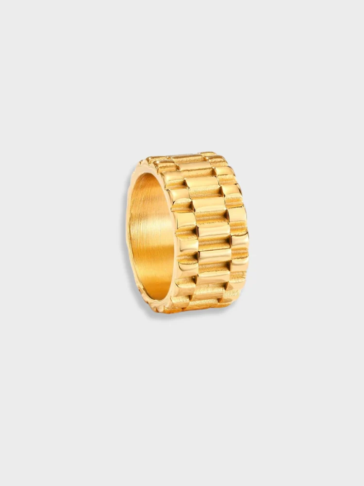 Old Money Raw Gold Ring - Image 3