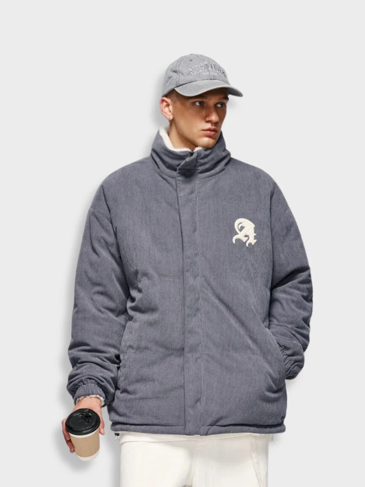 Reversable Fleece & Corduroy Jacket - Image 2