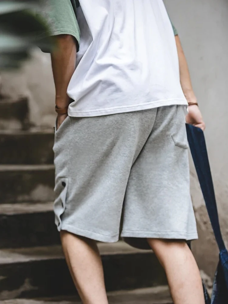 Side Button Relaxing Shorts - Image 3