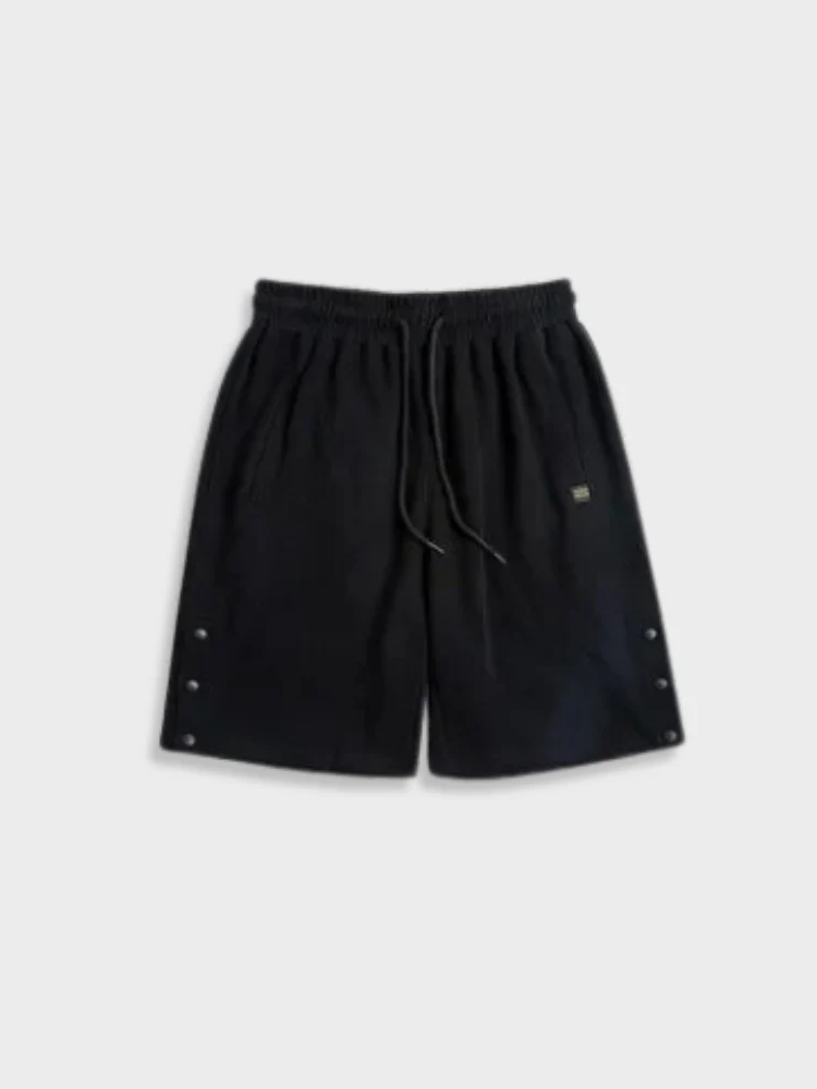 Side Button Relaxing Shorts - Image 4