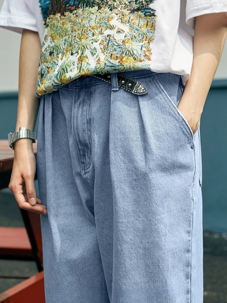 Straight Leg Retro Jeans - Image 4