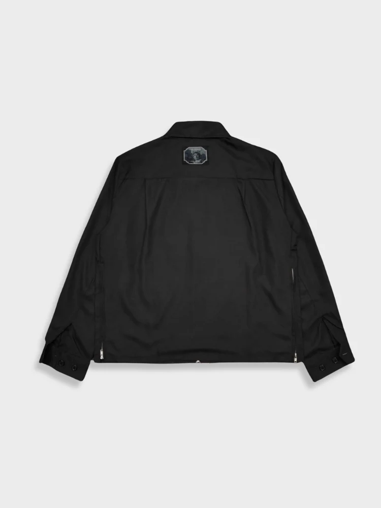 Smoking Girl Baseball Jacket - Image 2