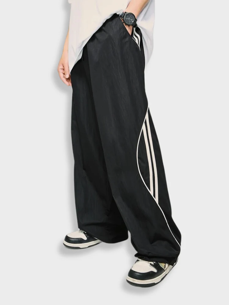Striped Wide Joggers - Image 8