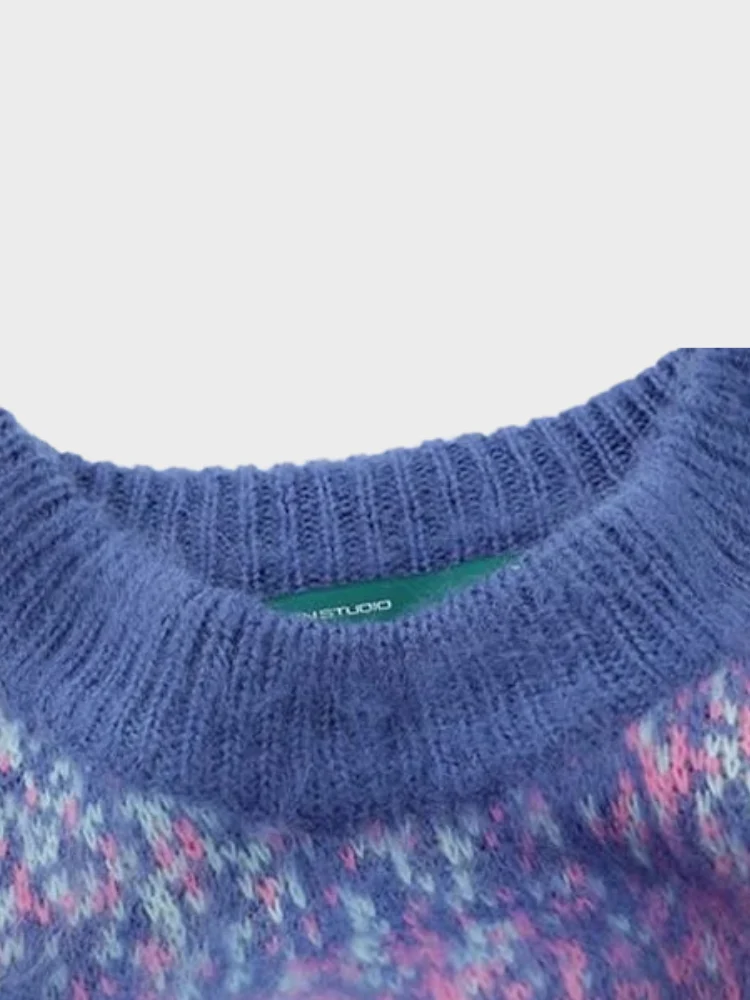 Vintage American Loose Sweater - Image 3