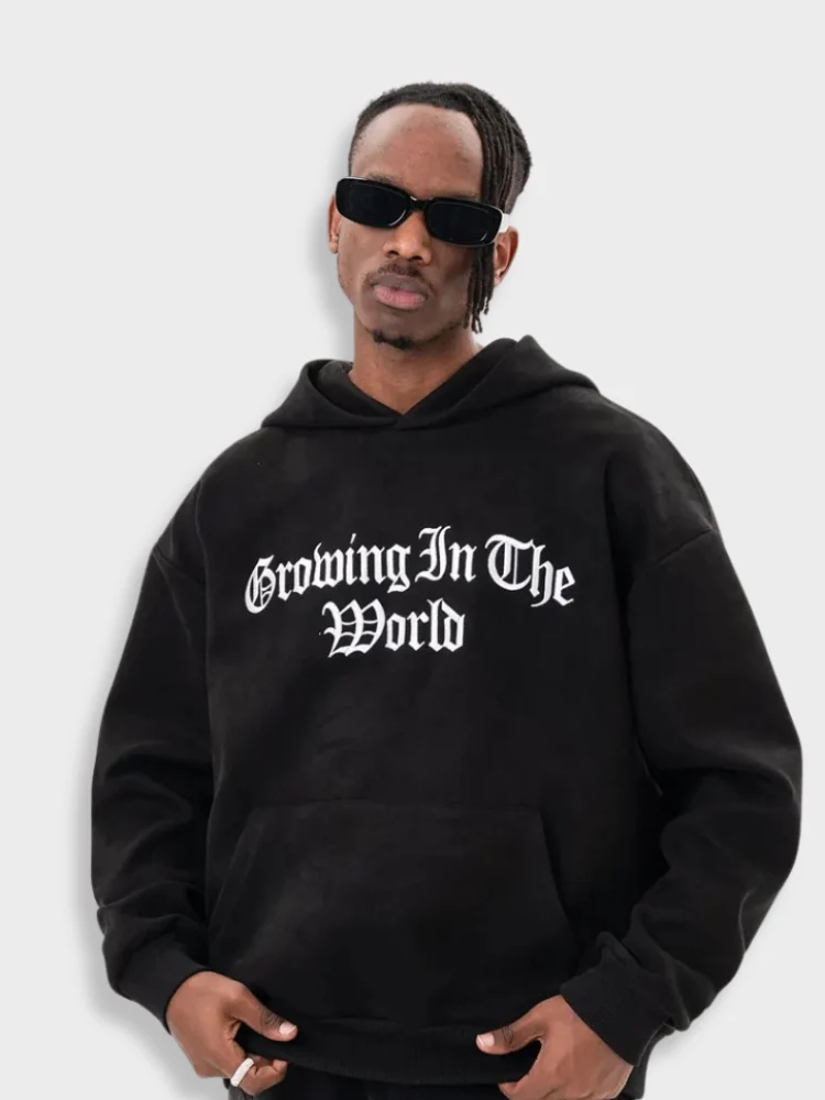 Vintage Hoodie - Growing in the World - Image 8
