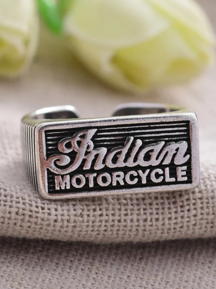 Vintage Indian Motorcycle Ring - Image 5