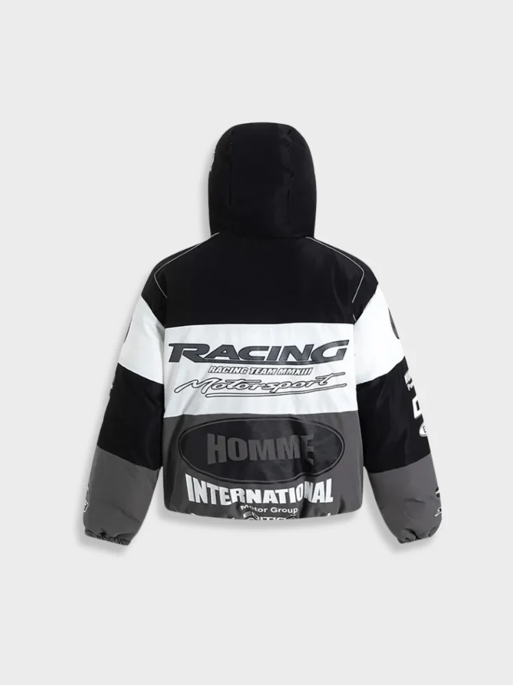 Vintage Racing Warm Winter Jacket - Image 2