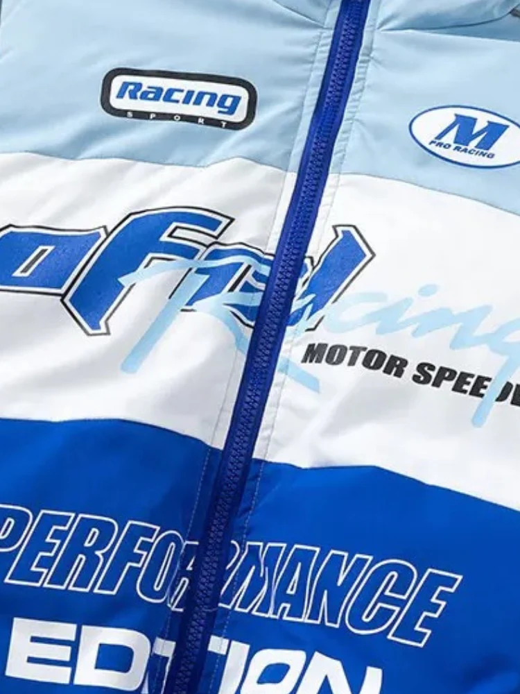 Vintage Racing Warm Winter Jacket - Image 9