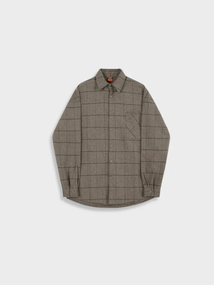 Woolen Plaid Shirt - Image 3