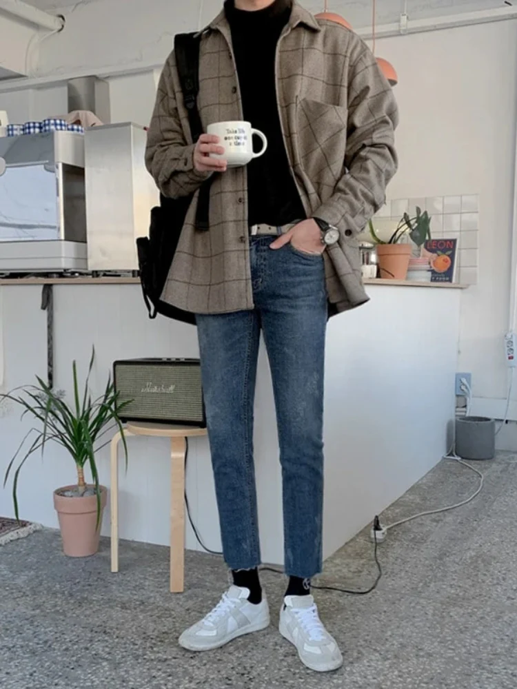 Woolen Plaid Shirt - Image 5
