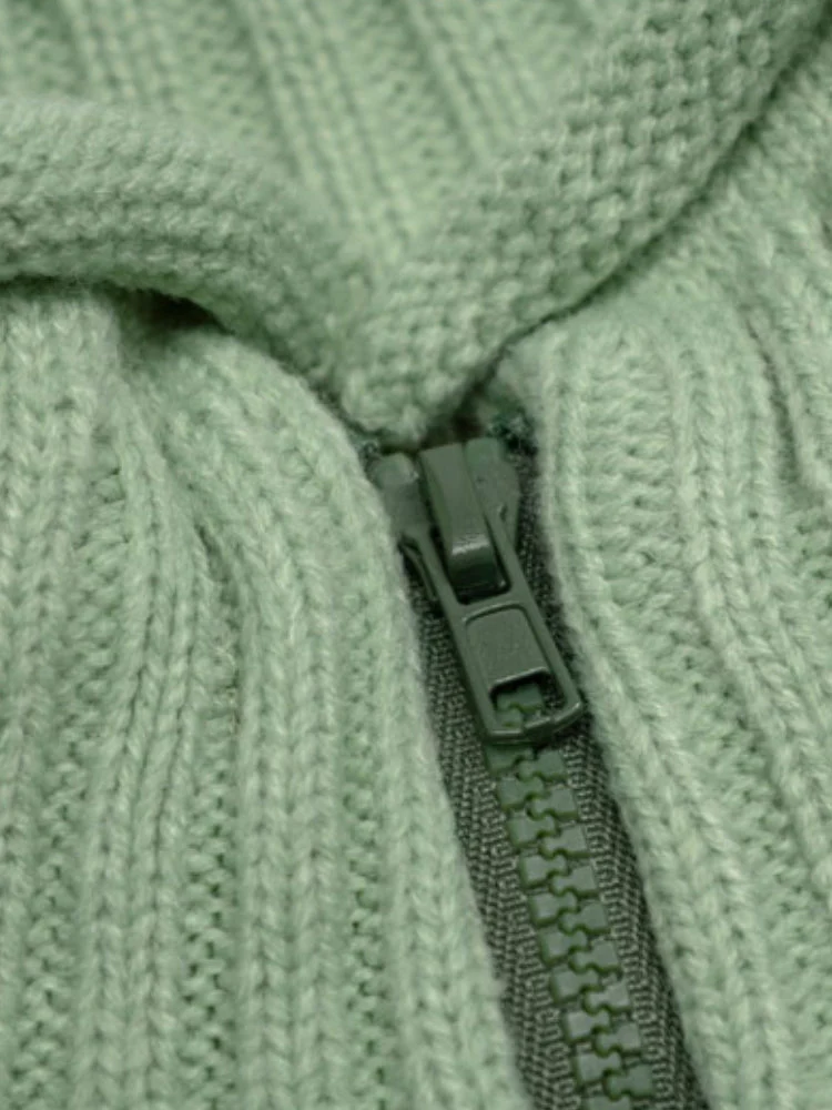 Y2K Winter Half Zip Up Sweater - Image 9